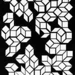 GS 1989 Quatre papiers, traits gravés, recherches, sculptures, structures